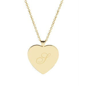 ubN Ah [N fB[X lbNXE`[J[Ey_ggbv ANZT[ Isabel Initial Heart Gold-Plated Pendant Necklace Gold - S