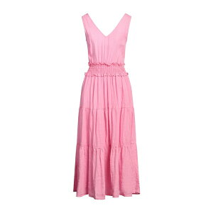 �y���������z 120�����m ���f�B�[�X �����s�[�X �g�b�v�X Midi dresses Pink