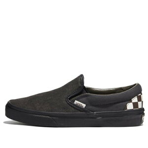 Vans �o���Y �����Y �X�j�[�J�[ �yVans x Vainl Archive Classic Slip-On 'Black' VN000BVZRUX1�z �T�C�Y US_M_3.5