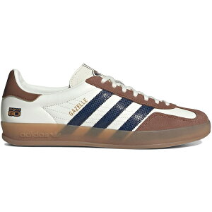 adidas �A�f�B�_�X �����Y �X�j�[�J�[ �yadidas Gazelle Indoor 60th Anniversary�z �T�C�Y US_12(30.0cm) Off White/Dark Blue/Preloved Brown