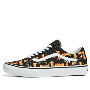 Vans �o���Y �����Y �X�j�[�J�[ �yVans Thrasher x Skate Old Skool 'Allover Thrasher Flame Logo' VN0005W0BML�z �T�C�Y US_12(30.0cm)