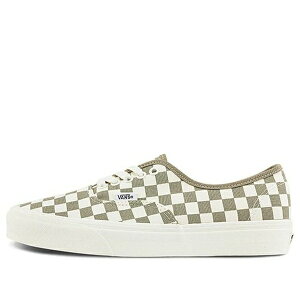 Vans �o���Y �����Y �X�j�[�J�[ �yVans Authentic Classics Checkered 'Khaki Olive' VN0A5KS9C2Y�z �T�C�Y US_10(28.0cm)