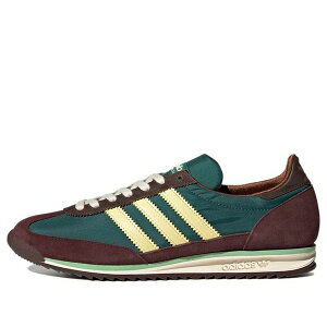 adidas �A�f�B�_�X �����Y �X�j�[�J�[ �yadidas x Wales Bonner SL 72 'Hemp Maroon' FX7515�z �T�C�Y US_M_4