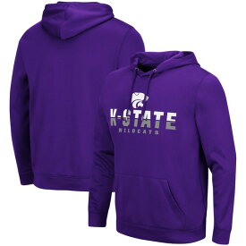 コロシアム メンズ パーカー・スウェットシャツ アウター Kansas State Wildcats Colosseum Lantern Pullover Hoodie Purple