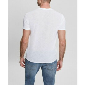ゲス メンズ Tシャツ トップス Men's Gauze T-shirt White