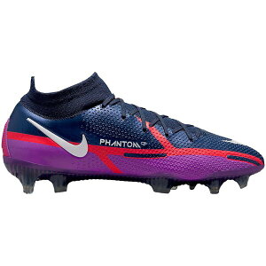 Nike �i�C�L �����Y �X�j�[�J�[ �yNike Phantom GT2 Dynamic Fit Elite FG College Navy Vivid Purple�z �T�C�Y US_7.5(25.5cm) College Navy/White