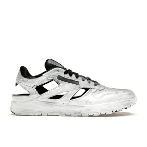 Reebok ���[�{�b�N �����Y �X�j�[�J�[ �yReebok Classic Leather Tabi Decortique Low Maison Margiela Bianchetto�z �T�C�Y US_10(28.0cm) Black/Black/Footwear White/Hand Painted White