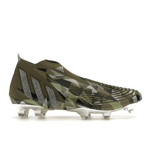 adidas �A�f�B�_�X �����Y �X�j�[�J�[ �yadidas Predator Edge Crystal+ FG Focus Olive�z �T�C�Y US_8(26.0cm) Focus Olive/Silver Metallic/Magic Lime