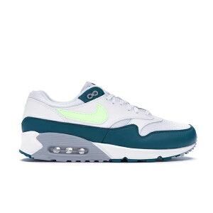Nike �i�C�L �����Y �X�j�[�J�[ �yNike Air Max 90/1 Spruce Lime�z �T�C�Y US_9(27.0cm) White/Geo Teal-Lime Blast-Wolf Grey
