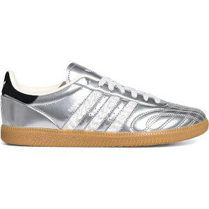 adidas �A�f�B�_�X �����Y �X�j�[�J�[ �yadidas Samba JP Silver Metallic White�z �T�C�Y US_7.5(25.5cm) Silver Metallic/Core White/Core Black