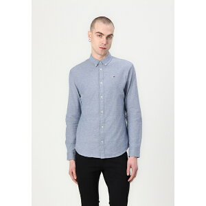 g~[qtBK[ Y T_ V[Y SLIM STRETCH OXFORD SHIRT - Shirt - bleu
