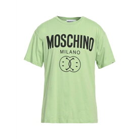 モスキーノ メンズ Tシャツ トップス T-shirts Acid green