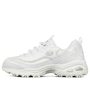 Skechers �X�P�b�`���[�Y ���f�B�[�X �X�j�[�J�[ �y(WMNS) Skechers D Lites Low-Top Running Shoes White 149463-WHT�z �T�C�Y US_7.5(24.5cm)