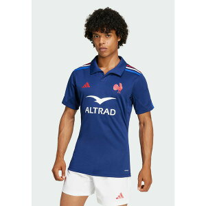 アディダス メンズ サンダル シューズ FRANCE HOME PERFORMANCE - National team wear - dark blue