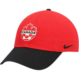 ナイキ メンズ 帽子 アクセサリー Canada Soccer Nike Campus Adjustable Hat Red/Charcoal