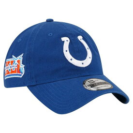 ニューエラ メンズ 帽子 アクセサリー Indianapolis Colts New Era Distinct 9TWENTY Adjustable Hat Royal