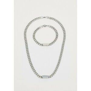 ACRuh Y lbNXE`[J[ ANZT[ BRACELET AND NECKLACE COMBO SET UNISEX - Necklace - silver-coloured