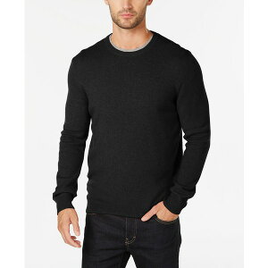 Nu[ Y jbg&Z[^[ AE^[ Men's Crewneck 100% Cashmere Sweater, Macy's Exclusive Deep Black