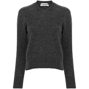 �W���E�T���_�[ ���f�B�[�X �j�b�g&�Z�[�^�[ �A�E�^�[ M䩘Rlange wool jumper Grey