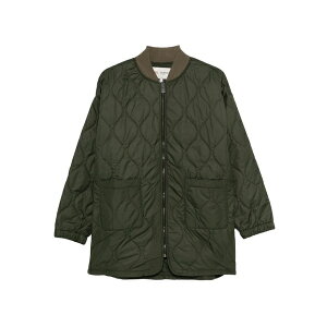 �G�[�W�[�W�[���Y ���f�B�[�X �R�[�g �A�E�^�[ Quilted oversized coat Green
