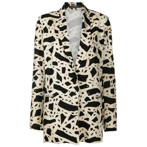 ���j�[�G���[�G�[�� ���f�B�[�X �W���P�b�g���u���]�� �A�E�^�[ Elos abstract-print blazer Neutrals