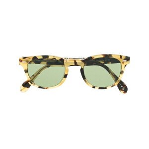 �I���o�[�s�[�v���Y �����Y �T���O���X�E�A�C�E�F�A �A�N�Z�T���[ Sheldrake 1950 round-frame sunglasses Yellow