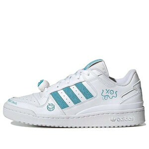 adidas �A�f�B�_�X �����Y �X�j�[�J�[ �t�H�[���� �yadidas originals x Andr Saraiva Forum Low 'Footwear White' FZ6353�z �T�C�Y US_M_4