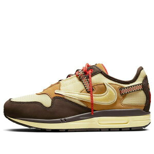 Nike �i�C�L �����Y �X�j�[�J�[ �G�A�}�b�N�X �yNike x Travis Scott Air Max 1 'Baroque Brown' DO9392-200�z �T�C�Y US_M_4.5