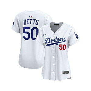 iCL fB[X Jbg\[ gbvX Women's Mookie Betts White Los Angeles Dodgers Home Limited Player Jersey White