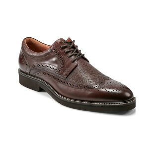 ロックポート メンズ ドレスシューズ シューズ Men's Fallo Wingtip Lace Up Dress Shoe Dark brown leather