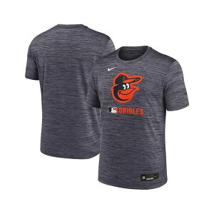 �i�C�L �����Y �V���c �g�b�v�X Men's Black Baltimore Orioles Authentic Collection Velocity Performance Practice T-Shirt Black