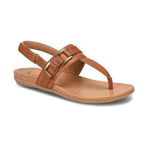 r[I[V[ fB[X T_ V[Y Women's Keegan Slip-On Sandals Tan cuoio