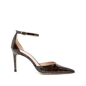 �X�`���A�[�g ���C�c�}�� ���f�B�[�X �p���v�X �V���[�Y 85mm leopard-print ankle-strap pumps Brown