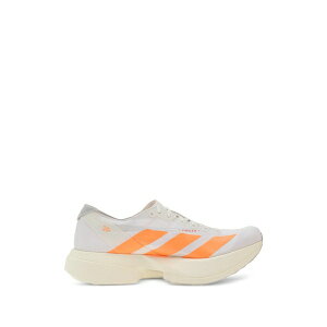 �A�f�B�_�X �����Y �X�j�[�J�[ �V���[�Y Adizero adios pro three-striped sneakers White