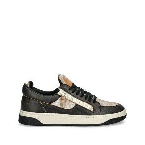 �W���[�b�y�U�m�b�e�B �����Y �X�j�[�J�[ �V���[�Y Gz94 double-zip low-top sneakers Brown