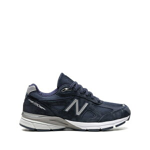 �j���[�o�����X �����Y �X�j�[�J�[ �V���[�Y 990v4 made in usa navy sneakers Blue
