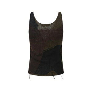 �A���[���K�V�[ ���f�B�[�X �J�b�g�\�[ �g�b�v�X Solo tank top Brown