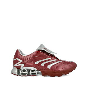 �A�f�B�_�X �����Y �X�j�[�J�[ �V���[�Y Predator megaride collegiate burgundy/silver metallic sneakers Red