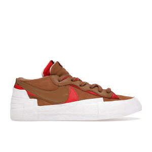 Nike �i�C�L �����Y �X�j�[�J�[ �yNike Blazer Low sacai British Tan�z �T�C�Y US_10.5(28.5cm) Light British Tan/White-University Red