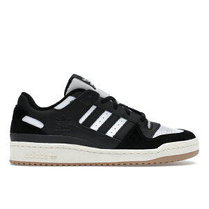 adidas �A�f�B�_�X �����Y �X�j�[�J�[ �yadidas Forum Low Classic Core Black Cloud White Cream White�z �T�C�Y US_6.5(24.5cm) Core Black/Cloud White/Cream White