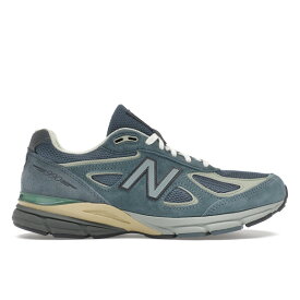 New Balance ニューバランス メンズ スニーカー 【New Balance 990v4 MiUSA Auralee Blue】 サイズ US_10.5(28.5cm) Blue/White/Cream