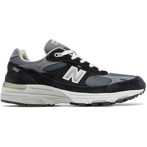 New Balance �j���[�o�����X ���f�B�[�X �X�j�[�J�[ �yNew Balance 993 MiUSA Navy White (Women's)�z �T�C�Y US_7.5(24.5cm) Grey White
