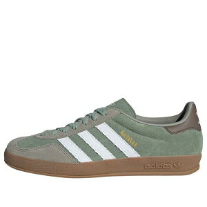 adidas AfB_X Y Xj[J[ yadidas Gazelle Indoor 'Olive Strata White' JI3526z TCY US_5(23.0cm)