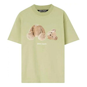 Palm Angels p[EGWFX Y Xj[J[ yPalm Angels Bear Classic Tee 'Mint Brown' PMAA001F22JER0055160z TCY US_M_S