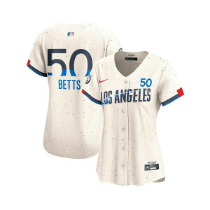 iCL fB[X Jbg\[ gbvX Women's Mookie Betts Cream Los Angeles Dodgers City Connect Limited Jersey Cream