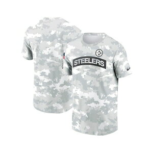 �i�C�L �����Y �V���c �g�b�v�X Men's Arctic Camo Pittsburgh Steelers 2024 Salute to Service Performance T-Shirt Arctic Camo