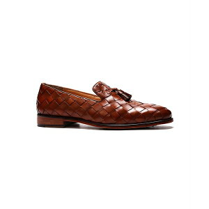 カルロスサンタナ メンズ スリッポン・ローファー シューズ Men's Tassel Loafers Tan leather