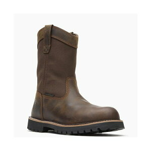W[Wu[c Y u[c V[Y Men's Core 37 Steel Toe Waterproof Work Boot Brown