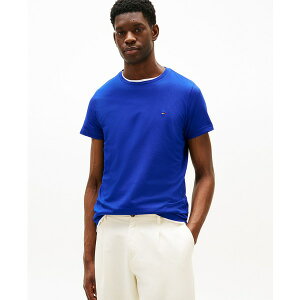 g~[ qtBK[ Y Vc gbvX Men's Stretch Cotton Slim-Fit T-Shirt Wedge Blue