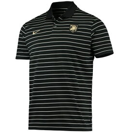 ナイキ メンズ ポロシャツ トップス Army Black Knights Nike Victory Stripe Performance 2022 Coaches Polo Black